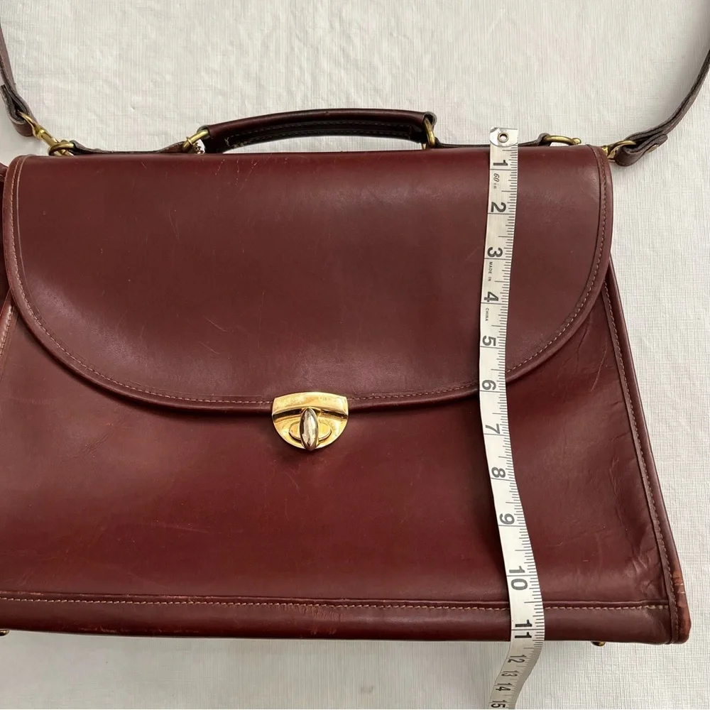 Jack Georges Leather Briefcase Bag